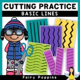 Cutting Practice Worksheets - Basic Lines