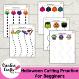 Cutting Practice for Beginners - Halloween - Preschool | P