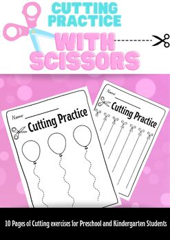 Preview of Cutting Practice for Preschool and Kindergarten Students