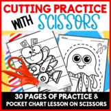Cutting Practice with Scissor Skills Activity Kindergarten