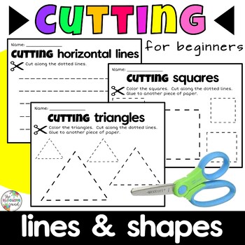 Preschool Cutting Practice with 3 Pairs of Scissors - Part 2 - The