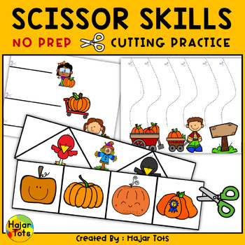 Pumpkins! Printable Practice Sheet or Clip Art — One Squiggly Line