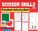 Cutting Practice with Scissors _ Preschool Activity Book for kids