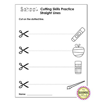 Back to School Scissor Skills Activities - Stay At Home Educator