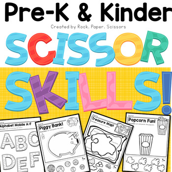 scissor skills worksheets teachers pay teachers