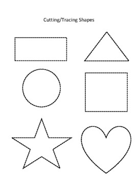 Cutting Shapes by The Preschooling Parent | Teachers Pay Teachers
