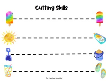 Preschool Scissor Skills Activities and Worksheets