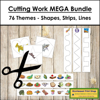 Preview of Cutting Work MEGA Bundle - Scissor Practice