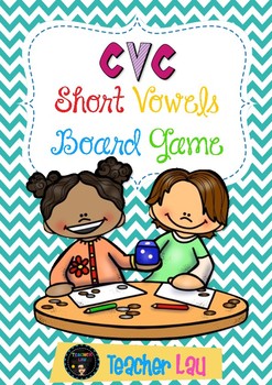 Preview of CvC Short Vowels Board Games