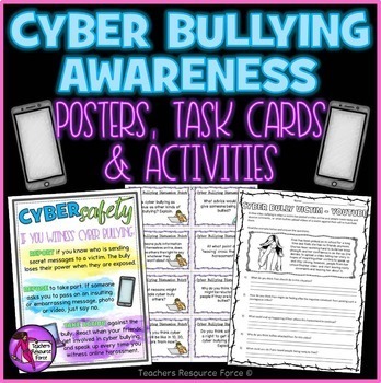 Preview of Cyber Bullying Awareness for Internet Safety and Digital Citizenship