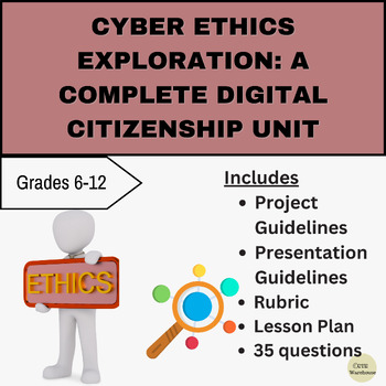 Preview of Cyber Ethics Exploration: A Complete Digital Citizenship Unit
