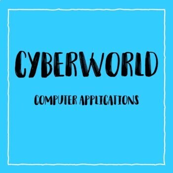 Preview of Cyber Literacy Lesson 1: Cyberworld