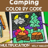 Camping Themed Math Fact Color Sheets Coloring Pages Last 