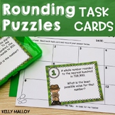  Rounding Whole Numbers Task Cards Worksheets 