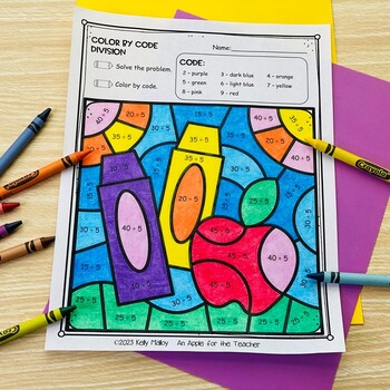 March Spring Coloring Pages Sheets Multiplication Color by Number Code