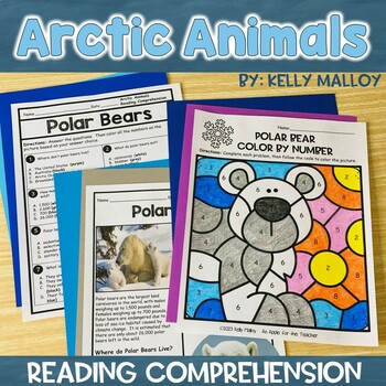 Preview of Coloring Pages Winter Reading Comprehension 3rd 4th Grade