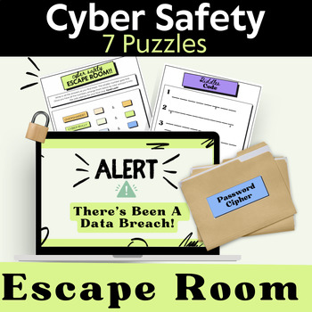 Preview of Cyber Safety Escape Room for High Schoolers / Social Media Safety