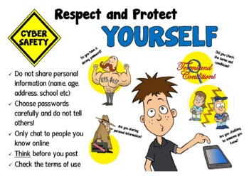 Cyber Safety Posters by Mrs Tate | TPT