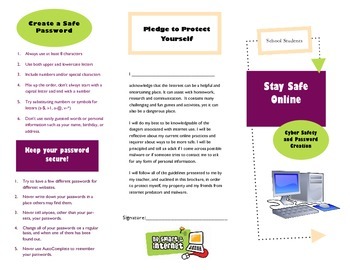 Preview of Cyber Safety brochure