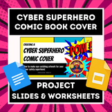 Cyber Superhero Comic Book Cover Project