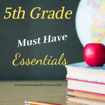 Preview of 5th Grade Bundle ⭐ Into Fifth Grade Reading Science Social Studies Math ELA