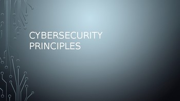 Preview of CyberSecurity Principles