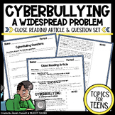 Cyberbullying Close Reading Article and Question Set: Prin