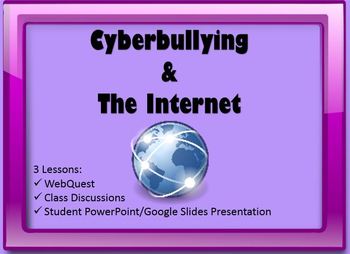 Preview of Cyberbullying WebQuest Lessons