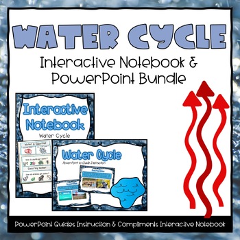 Preview of Water Cycle PowerPoint & Interactive Notebook Bundle