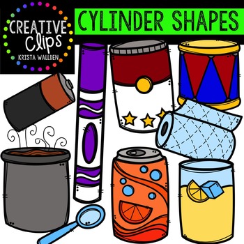 Preview of Cylinder Clipart {Creative Clips Clipart}