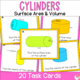 Volume of Cylinders and Surface Area of Cylinders Task Car