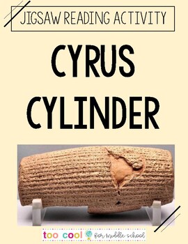 Preview of Cyrus Cylinder Primary Source Jigsaw Reading Activity