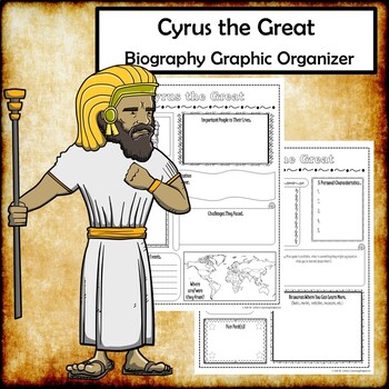 Cyrus the Great Biography Research Graphic Organizer | TpT