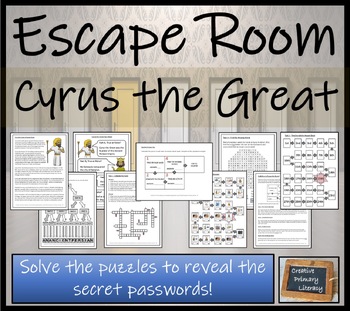 Preview of Cyrus the Great Escape Room Activity
