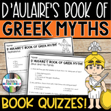 Book Quizzes Aligned to D’Aulaire’s Book of Greek Myths