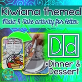 D = DINNER & DESSERT {Kiwiana Themed 'Make & Take' Alphabet Set}