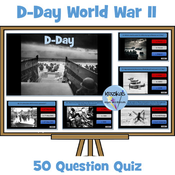Preview of D-Day Quiz