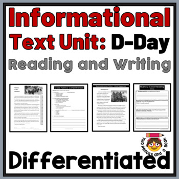 Preview of D-Day - Reading Comprehension and Standards-Based Unit