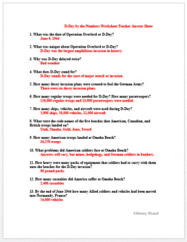 world war 2 from space worksheet answer key