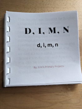 Preview of D, I, M, N Bilingual English/Spanish Booklet