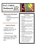 D.I.Y. Fabric Bookmark Instructions for Machine Sewing