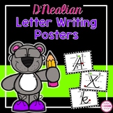 D'Nealian Alphabet Letter Formation Practice