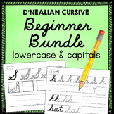 D'Nealian Cursive Bundle - Lower case and Capital Letters 