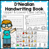 D'Nealian Handwriting Lower and Upper Case