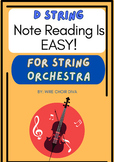 D String: Note Reading is EASY! for String Orchestra
