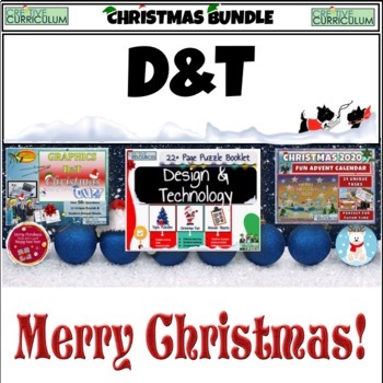 Preview of D&T Graphics Middle School Christmas Bundle