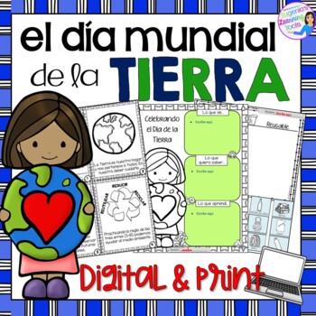 Preview of Día de La Tierra - Earth Day Activities in Spanish
