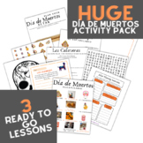 Día de Muertos Activity Pack/Day of the Dead Activity Pack 