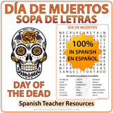 Día de Muertos - Day of the Dead - Spanish Word Search