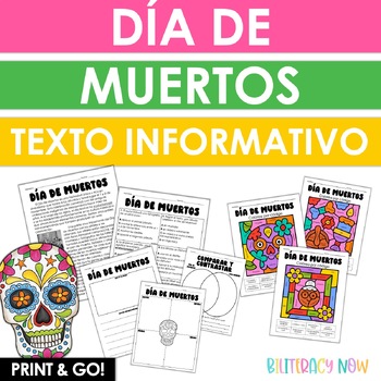 Día de Muertos Texto Informativo y Actividades by Biliteracy Now
